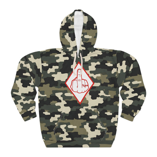 81 hells angels inspired Unisex Pullover Hoodie (AOP)