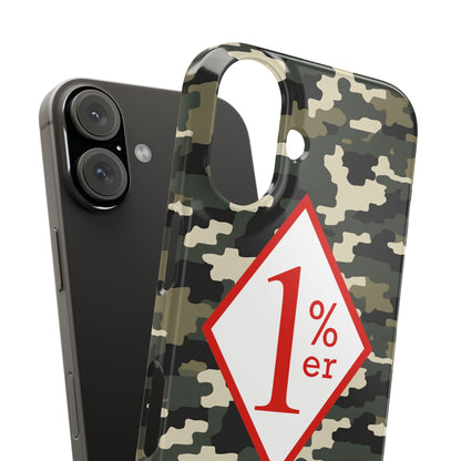 Biker Phone Cases, Diamond Red & White Design, Custom Motorcycle Club Gift, HA
