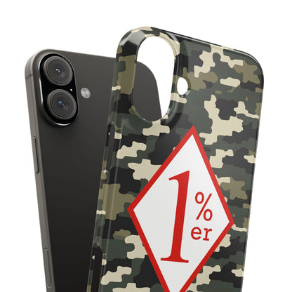 Biker Phone Cases, Diamond Red & White Design, Custom Motorcycle Club Gift, HA