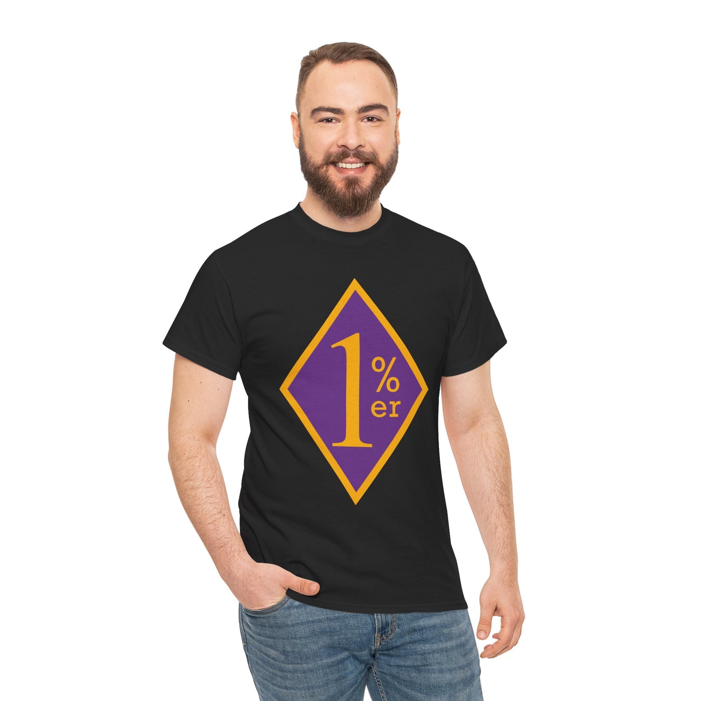 Purple Gold One Percenter Galloping Goose Outlaw Biker TShirt