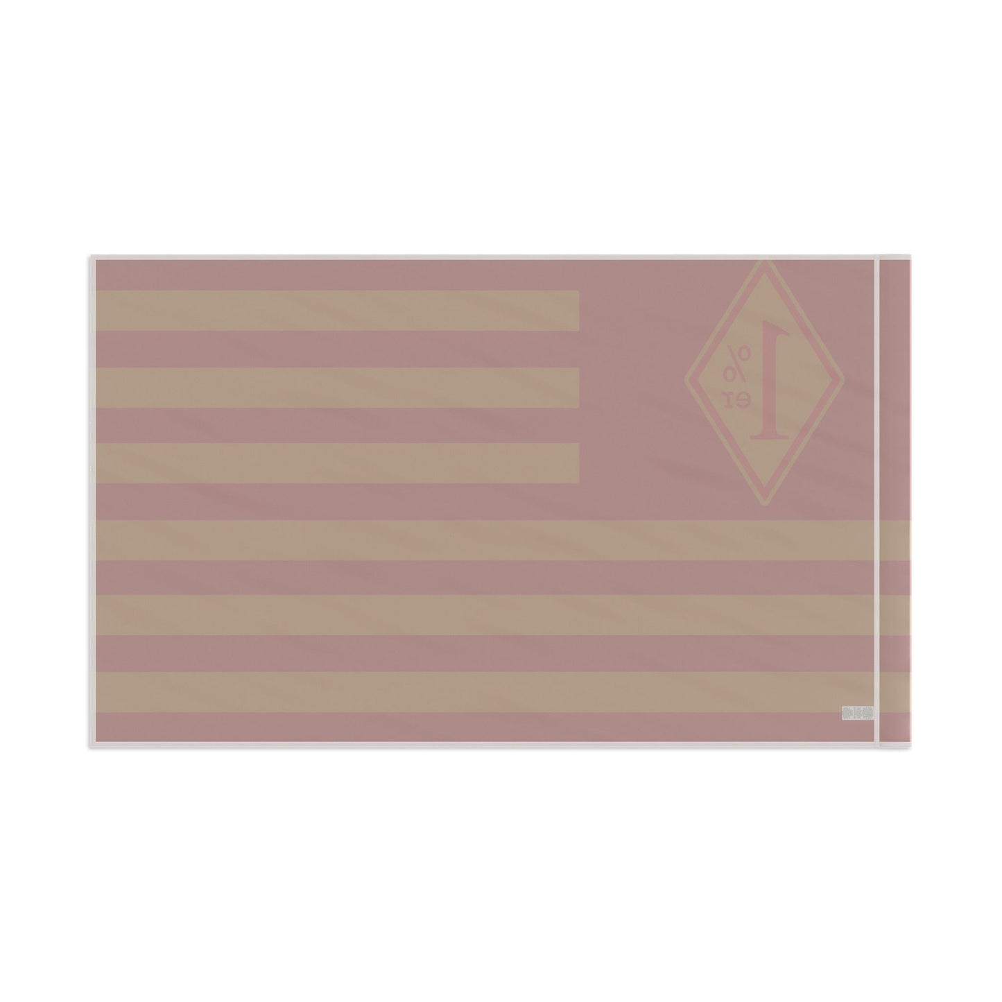 Bandidos inspired red and gold diamond one percenter biker Flag