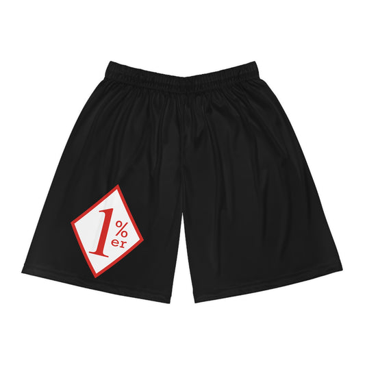 Red and White Hells Angels inspired Shorts ()