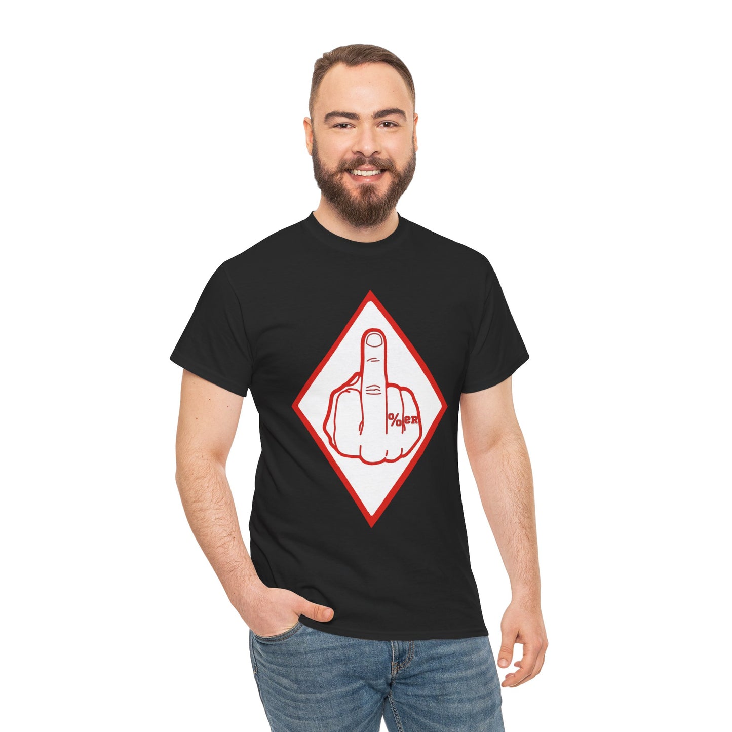 81 hells angels colors inspired one percenter middle finger shirt