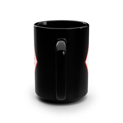 One Percenter 81 hells angels inspired Black Mug, 15oz