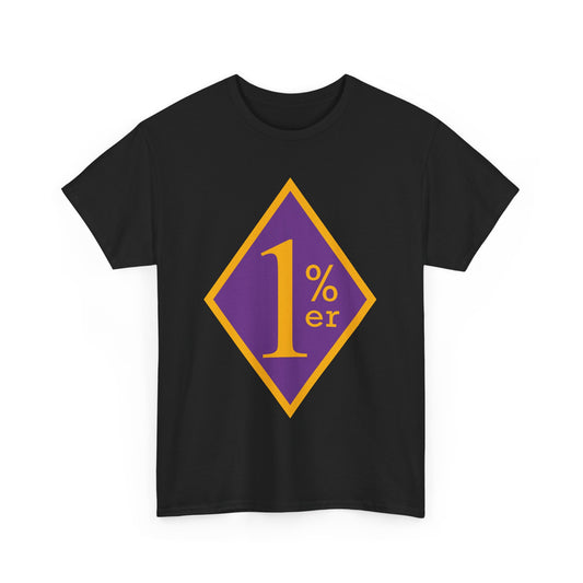 Purple Gold One Percenter Galloping Goose Outlaw Biker TShirt