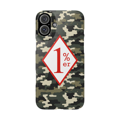 Biker Phone Cases, Diamond Red & White Design, Custom Motorcycle Club Gift, HA