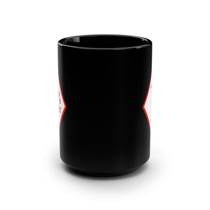 One Percenter 81 hells angels inspired Black Mug, 15oz