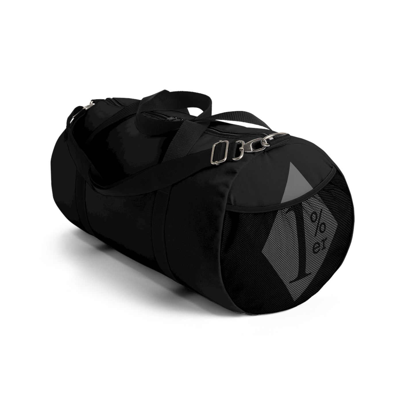 Black and Grey diamond duffel bag Duffel Bag