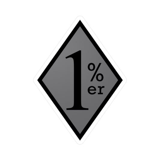 Black and Grey diamond sticker